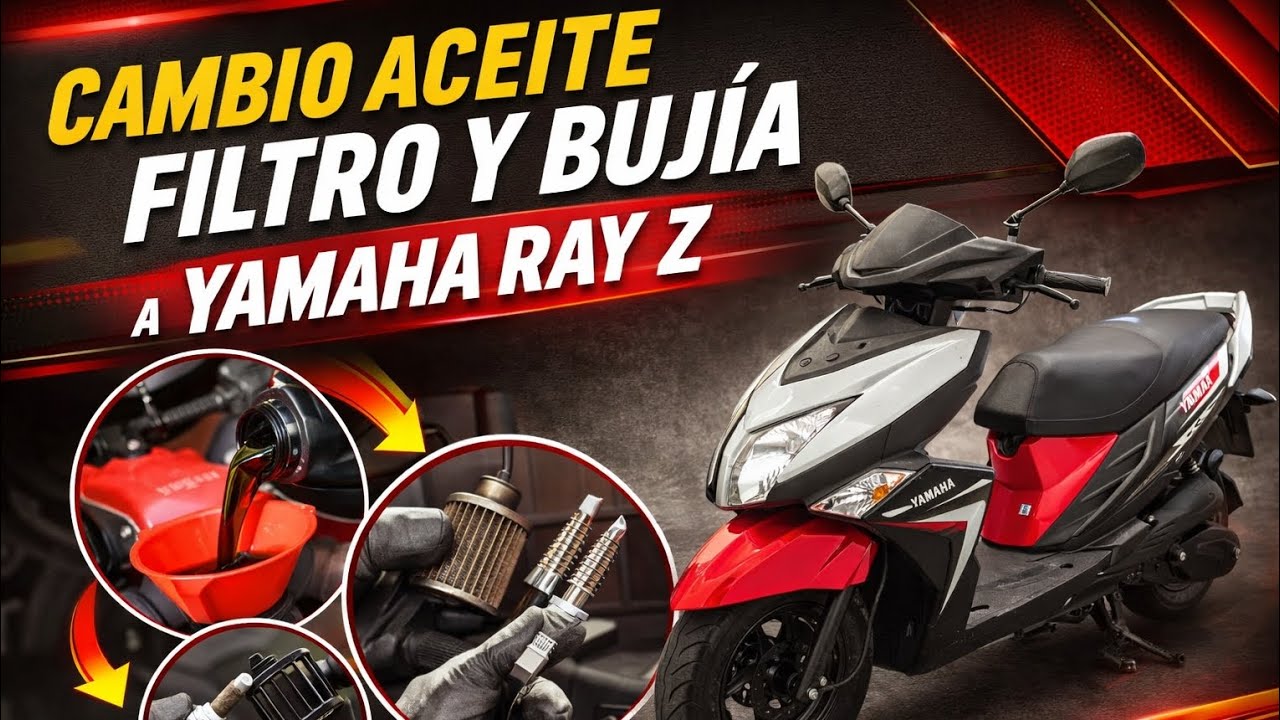 Mantenimiento básico a yamaha ray z