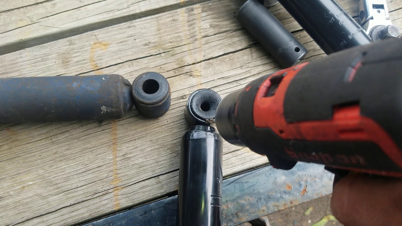 Removing bushing from old or new shocks THE EASY WAY!