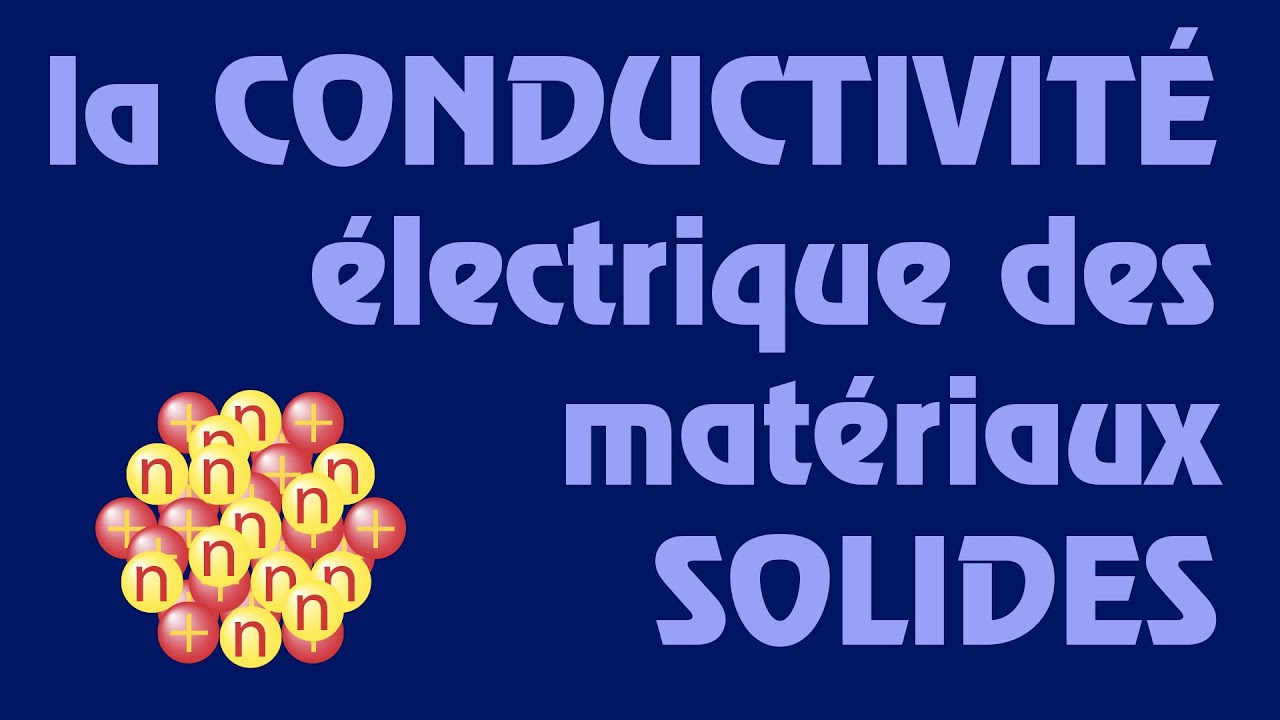 Conductivit&eacute; &eacute;lectrique des solides - &eacute;lectrons libres