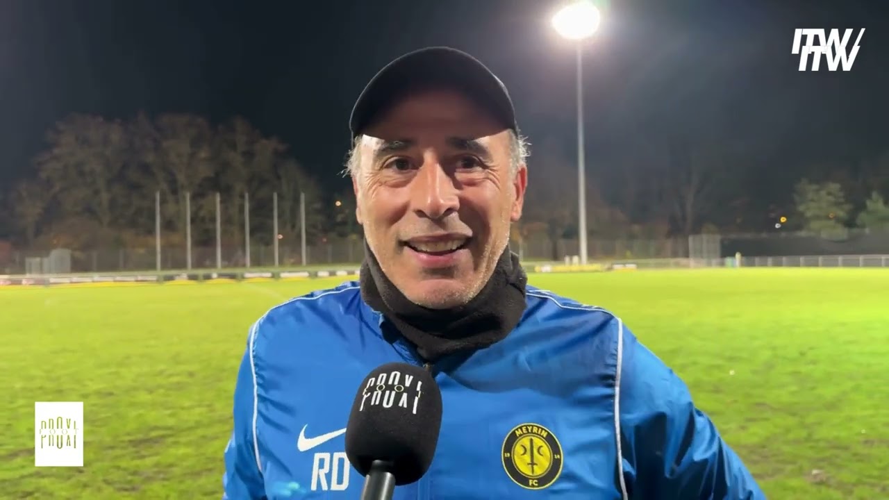 Interview de Domingos Ribeiro apr&egrave;s Meyrin - La Sarraz (4-3)