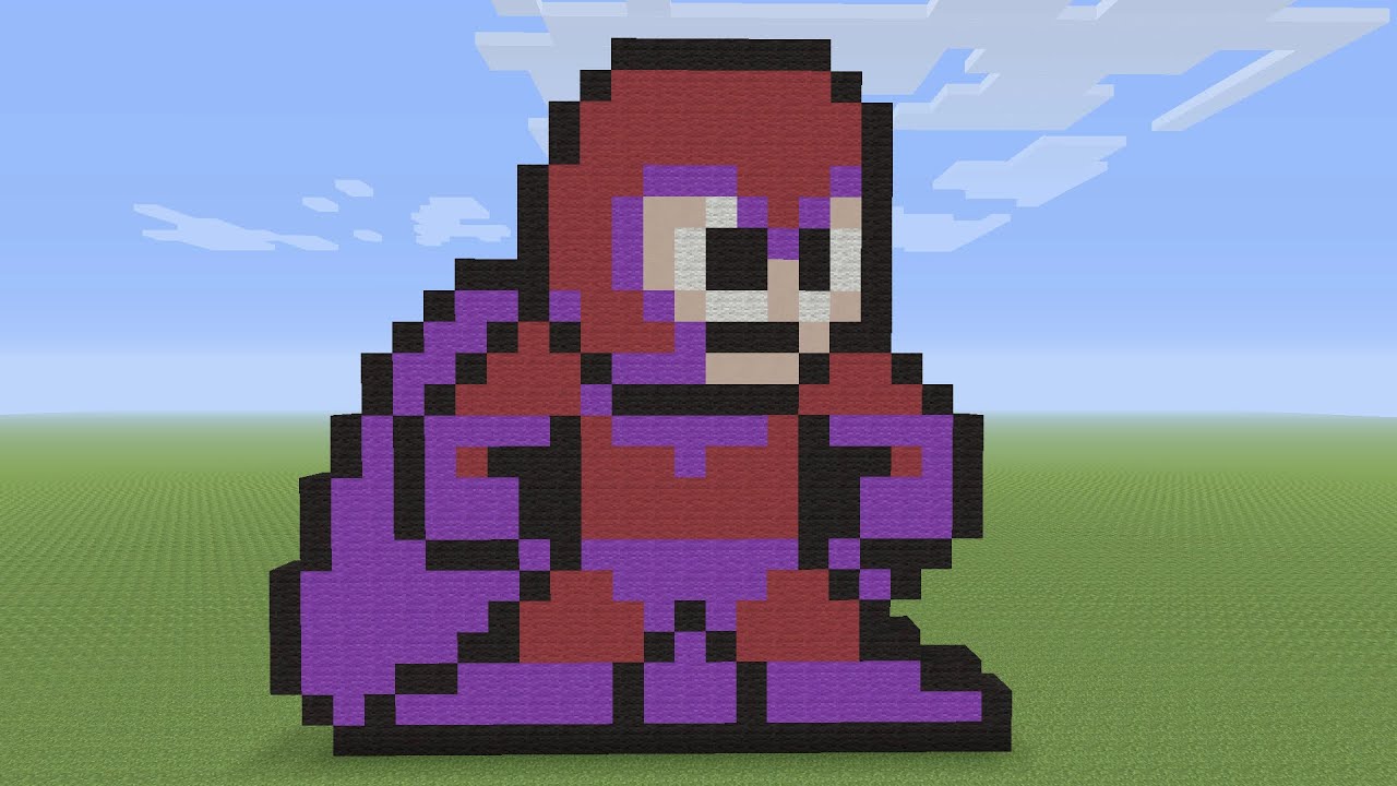 Minecraft Pixel Art - Magneto From X-Men