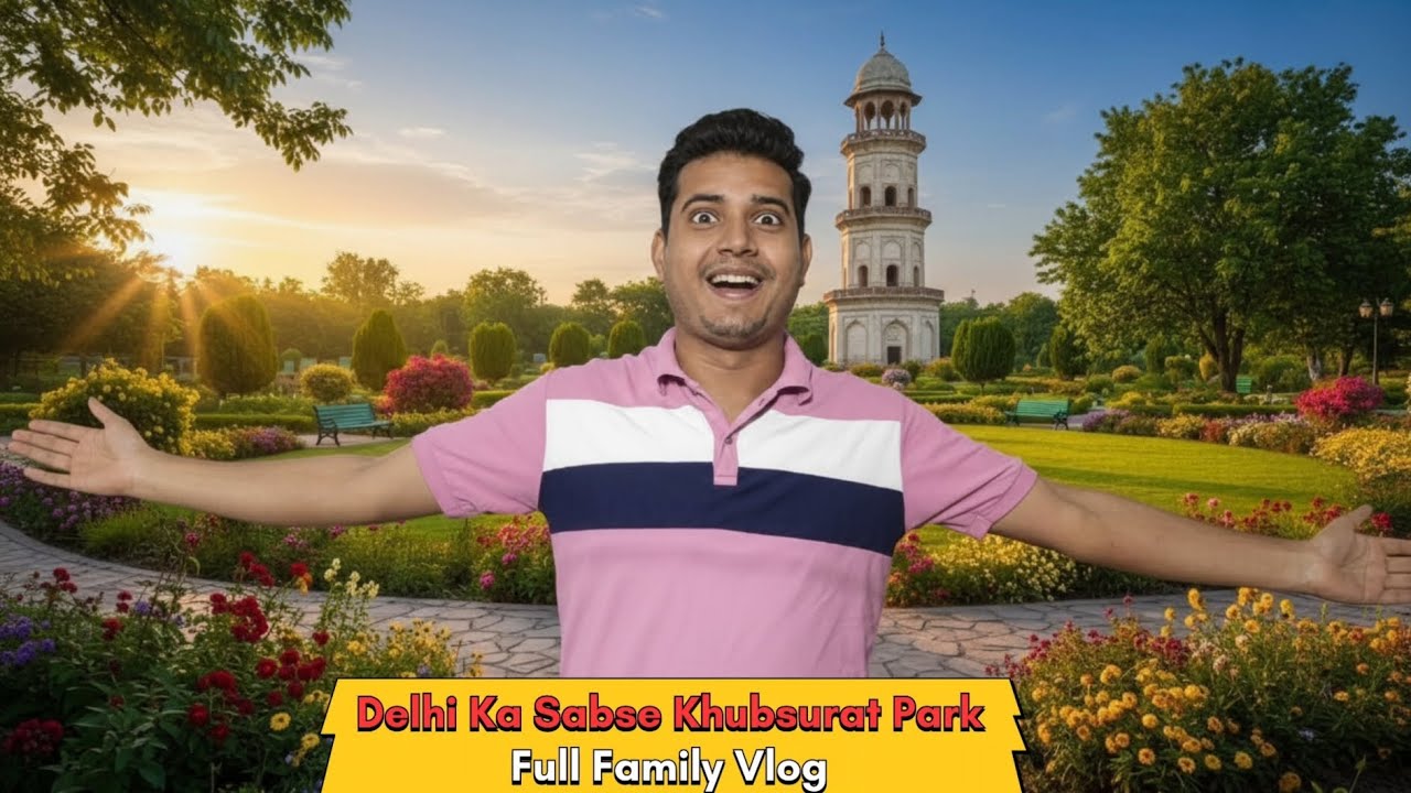 Sundar Nursery Park Delhi: Ek Sundar Hara-Bhara Ashray | Delhi ka Secret Garden | Nursery Park Vlog 