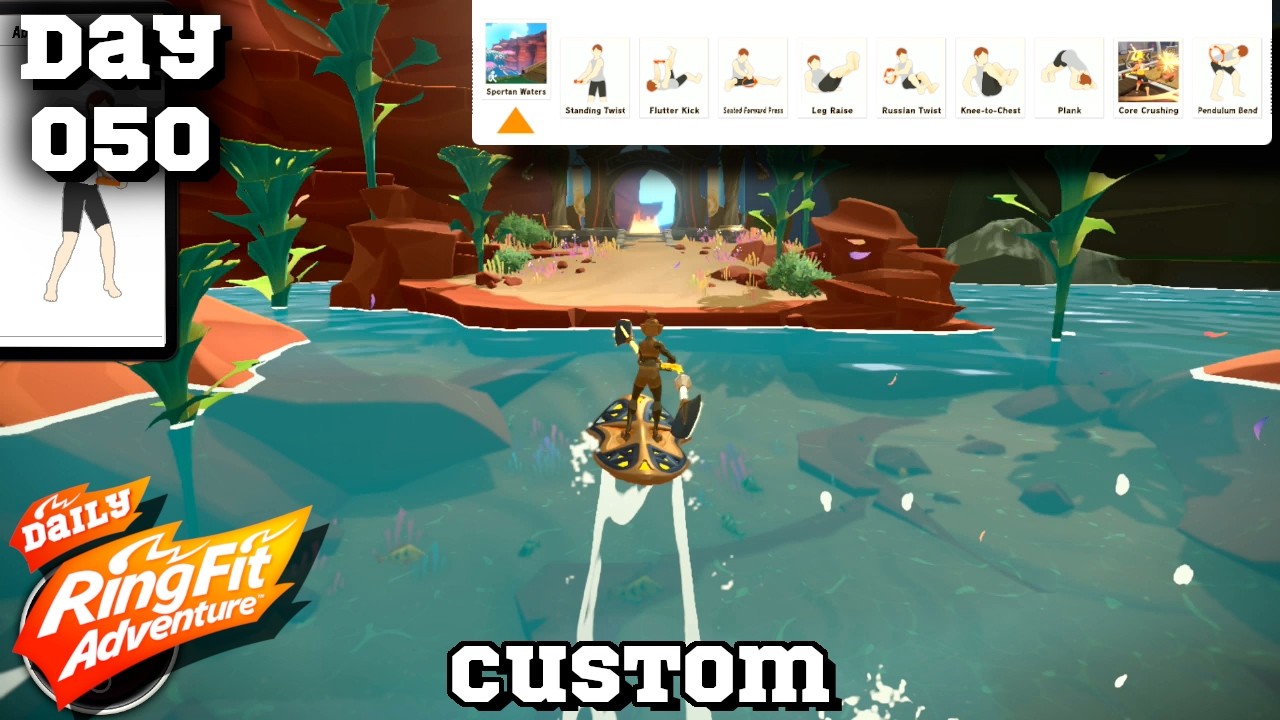 【CUSTOM: Day 50】WAIST  | DAILY Ring Fit Adventure - No Commentary