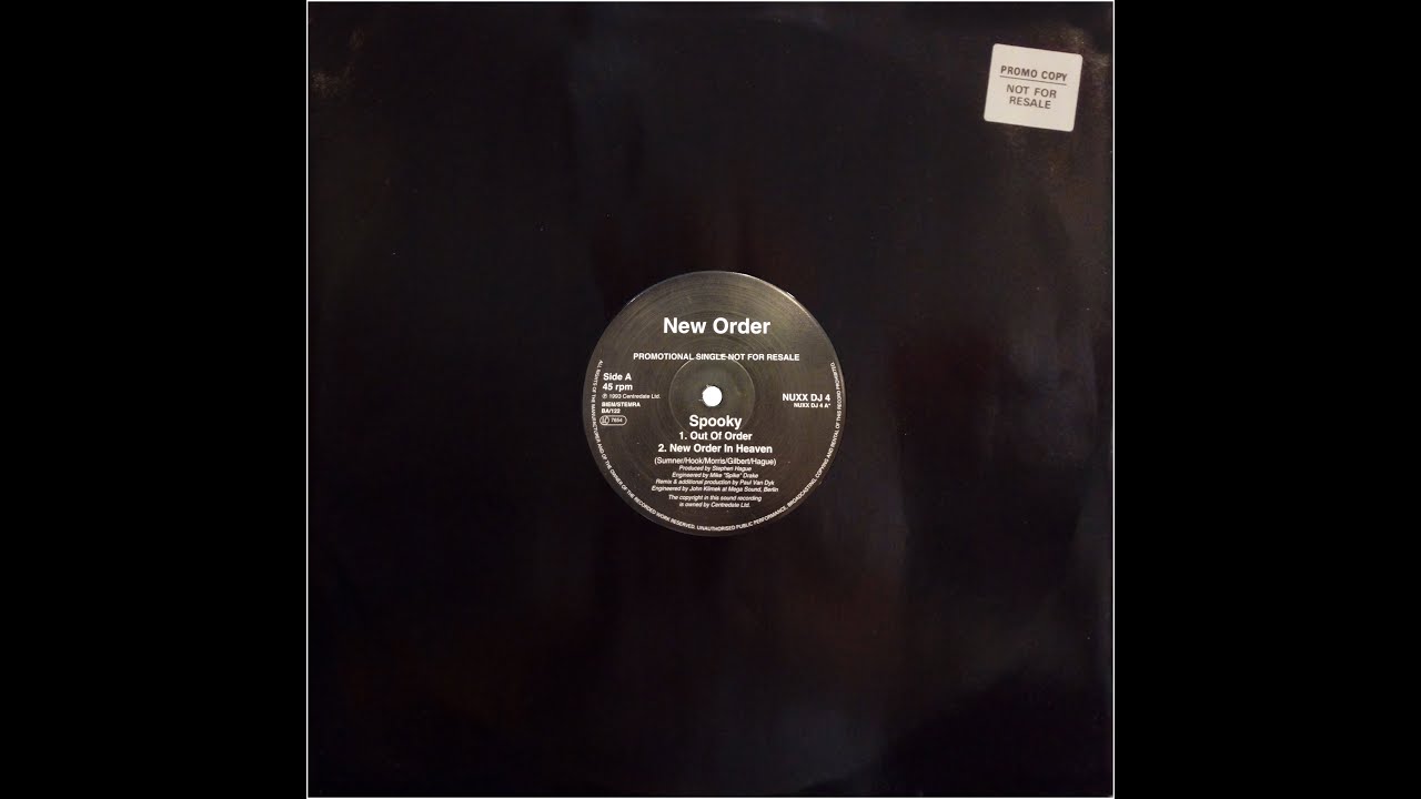 NEW ORDER - Spooky (PAUL VAN DYK's New Order In Heaven Mix)
