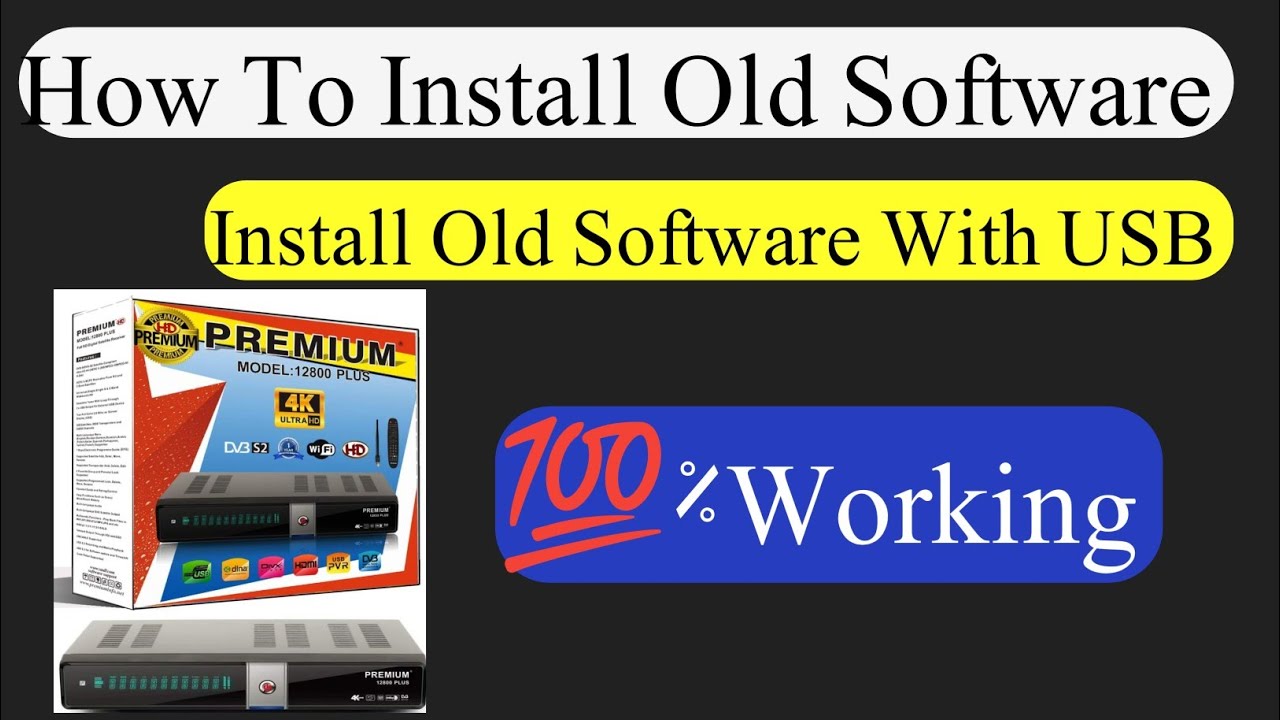 How to Install Old Software Without Loader  #premium