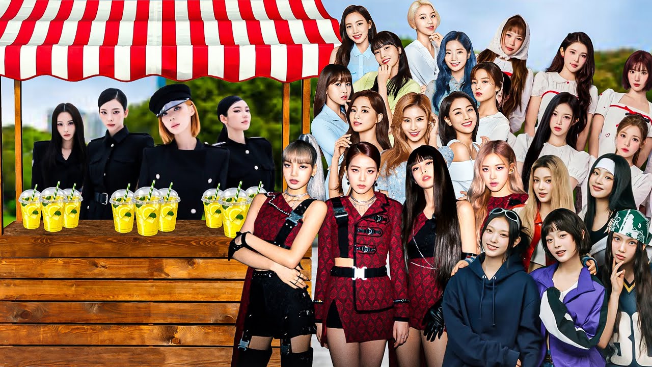 Kpop Idols at aespa&rsquo;s Lemonade Stand (PART 1)