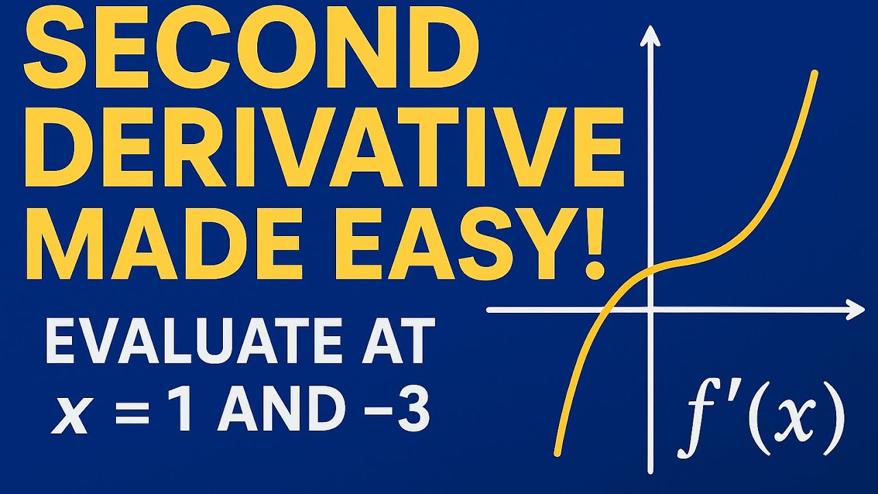 “Most Students Fail This Question 😭 — Watch This & Never Forget Second Derivatives Again!”