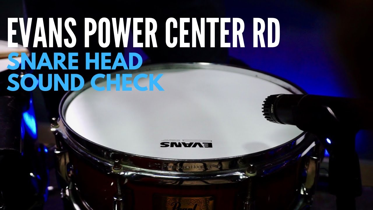 Evans Power Center Reverse Dot Coated Snare Head
