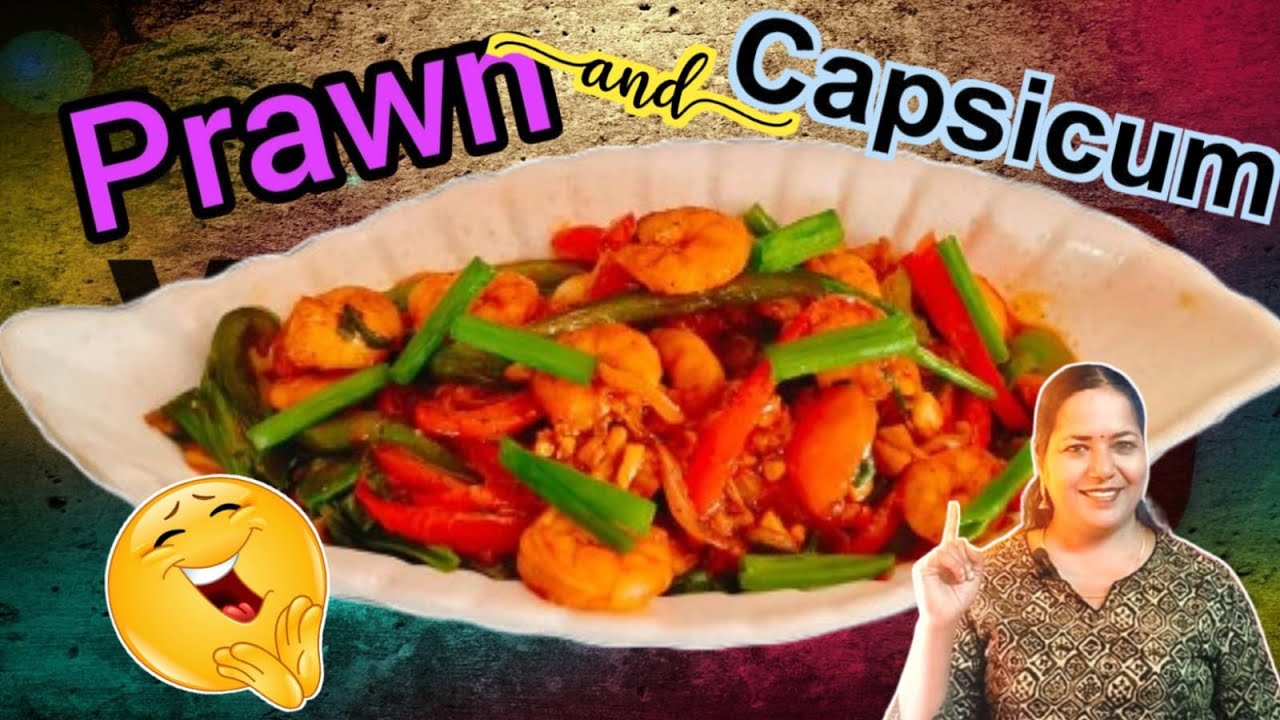 Prawn and capsicum: quick dinner idea that packs flavor| tried out Prawn and capsicum recipy #chef