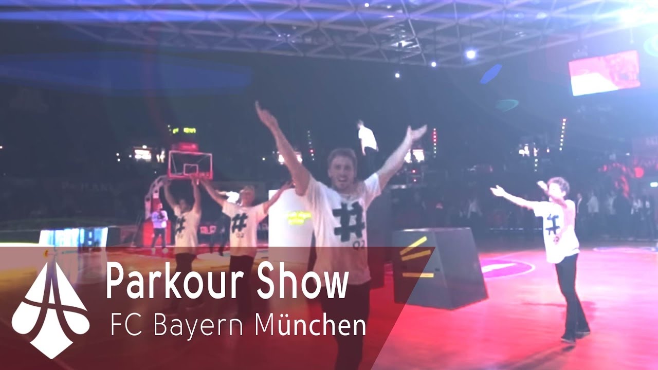 Parkour Show for FC Bayern M&uuml;nchen and Audi