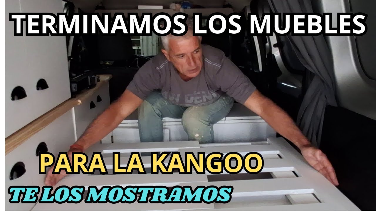 Como CAMPERIZAR una Renault KANGOO -Terminamos lo MUEBLES