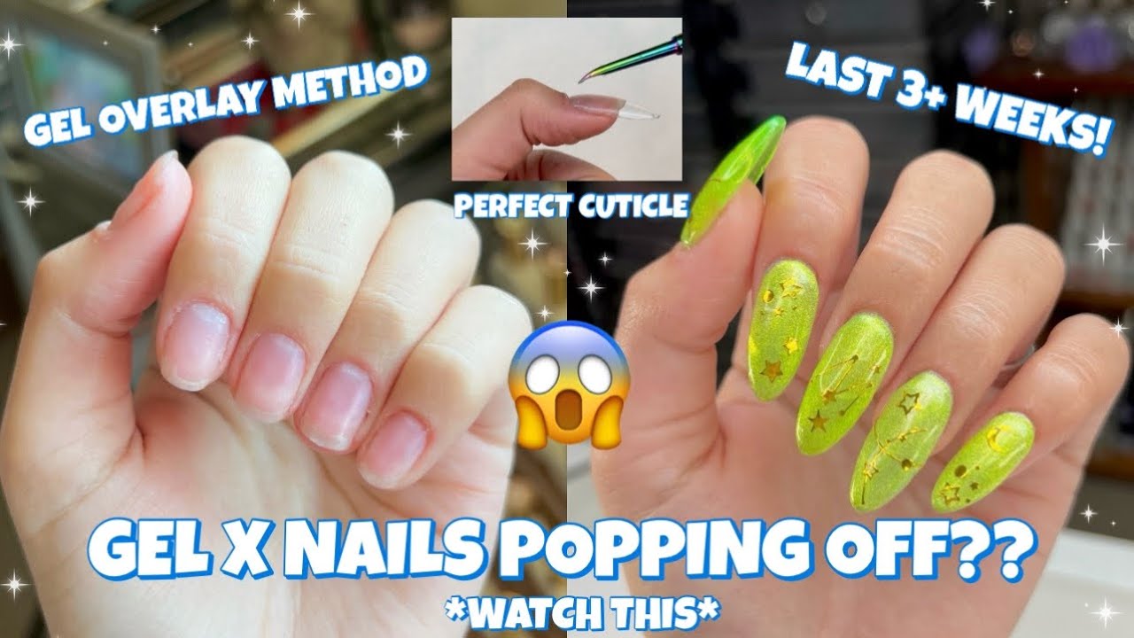 TRYING THE GEL X OVERLAY METHOD USING BUILDER GEL | HACKS TO MAKE YOUR FULL COVER TIPS LAST 3+ WEEKS