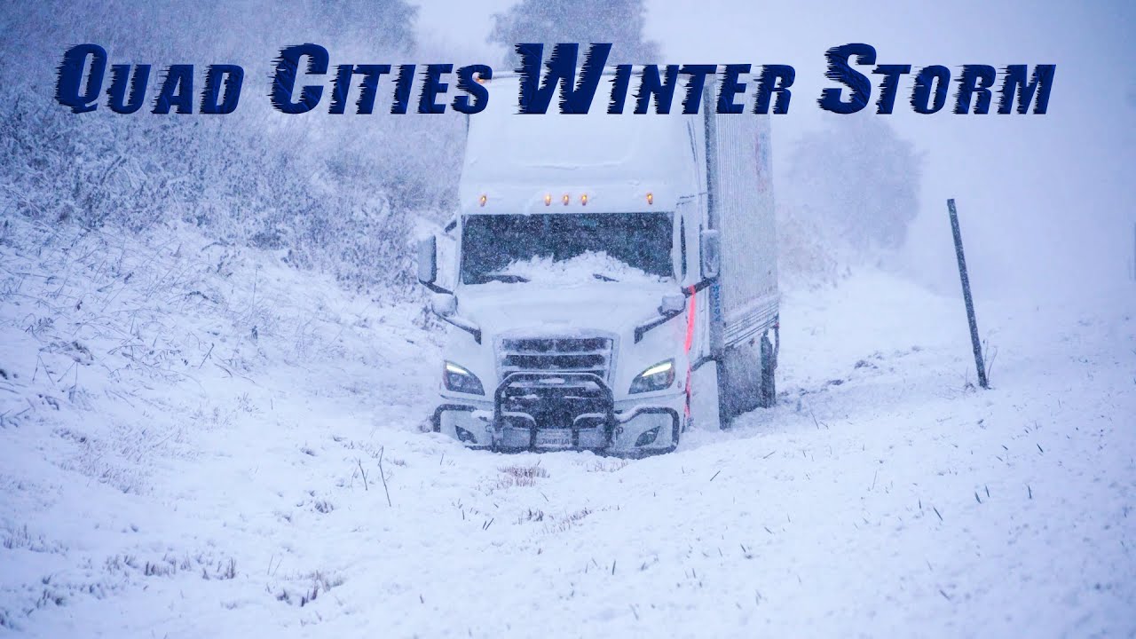 Quad Cities -  Davenport, IA Winter Storm,  Travel Headache, Accidents