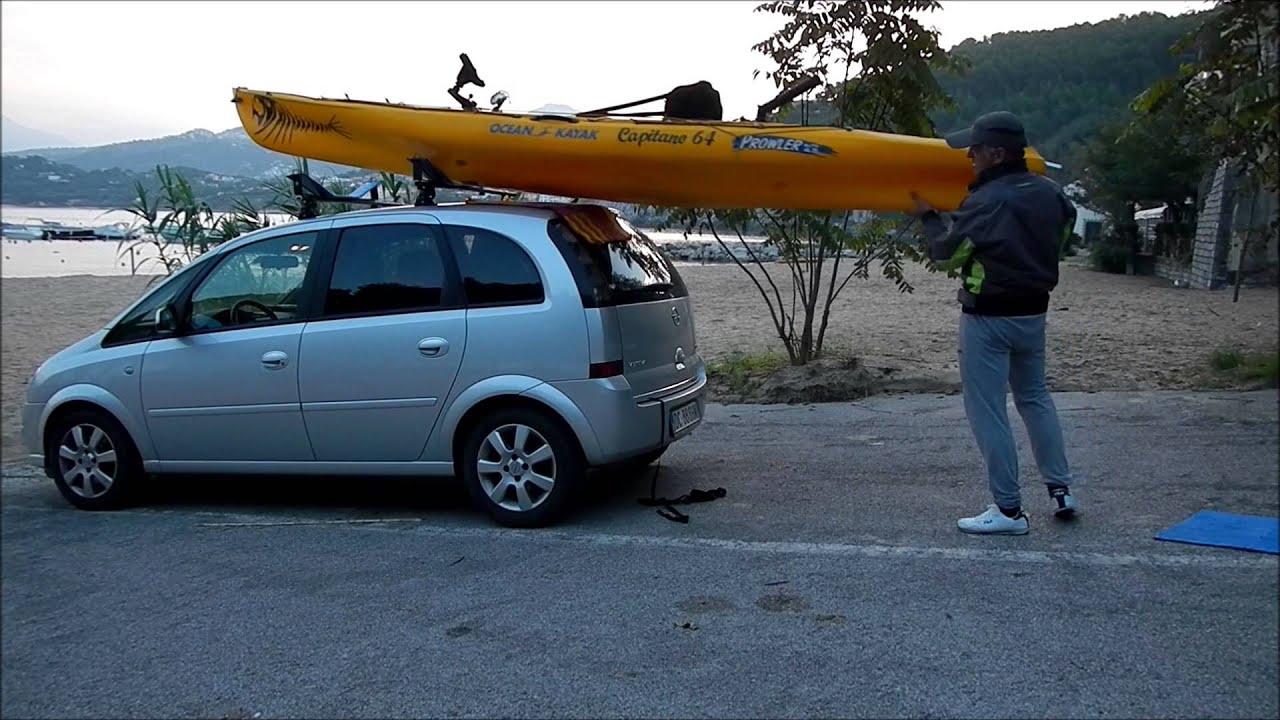 scarico carico kayak