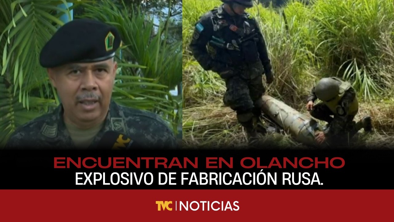 Encuentran en Olancho explosivo de fabricación rusa.