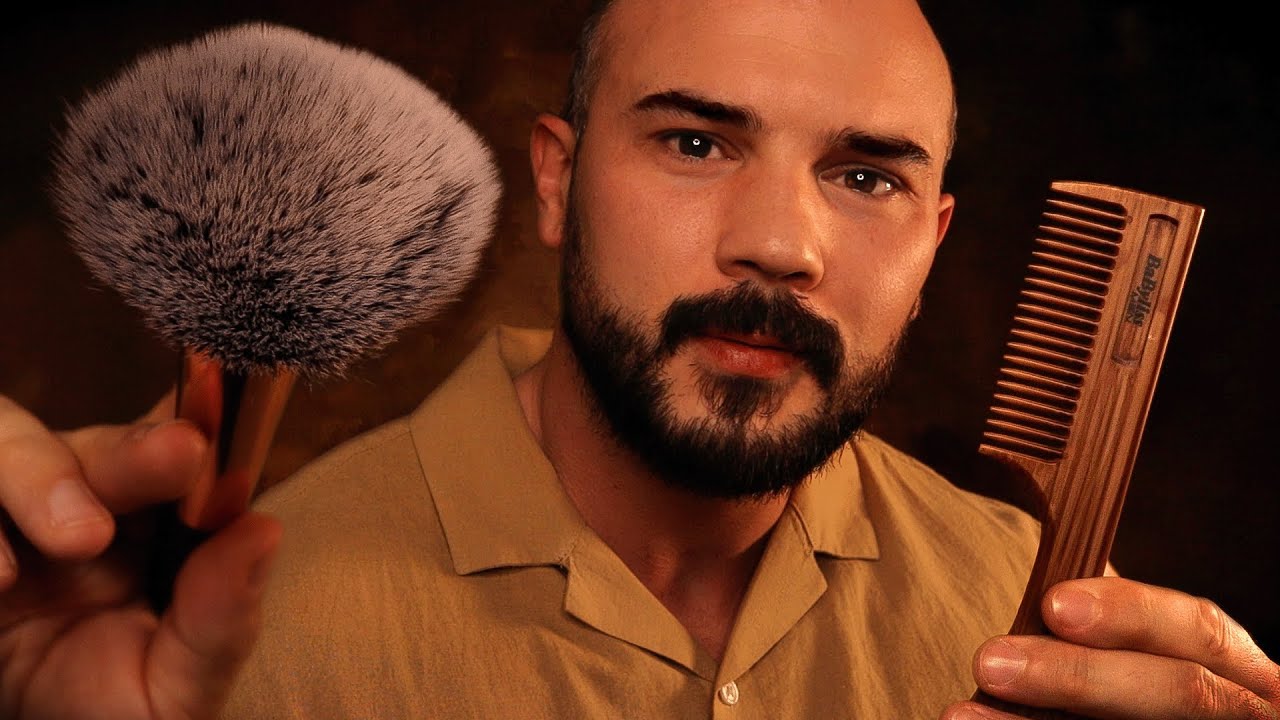 ASMR Gentle Face Treatment to Comfort You from the Dark | Personal Attention - Massage - Hair Play