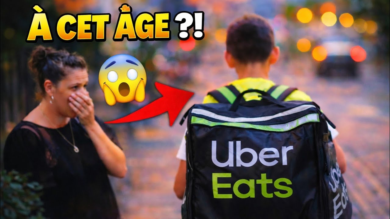 Faire UBER EATS quand on a 8 ans ! [Expérience Sociale]
