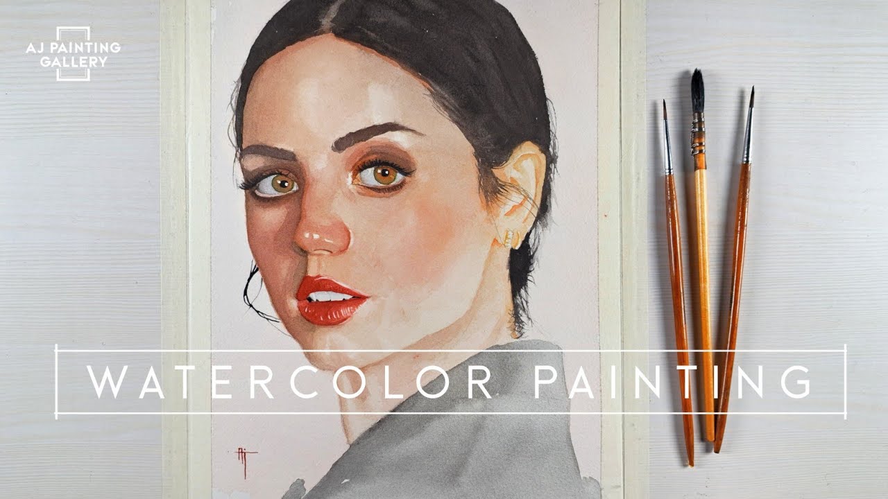 Watercolor painting| Ana de Armas| portrait #art #watercolor #painting #ajpaintinggallery 