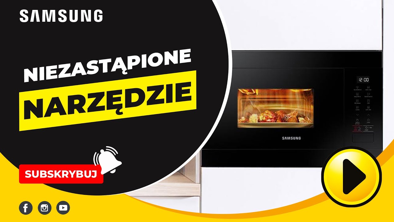 Kuchenka mikrofalowa SAMSUNG MS22M8254AM | Wideoprezentacja