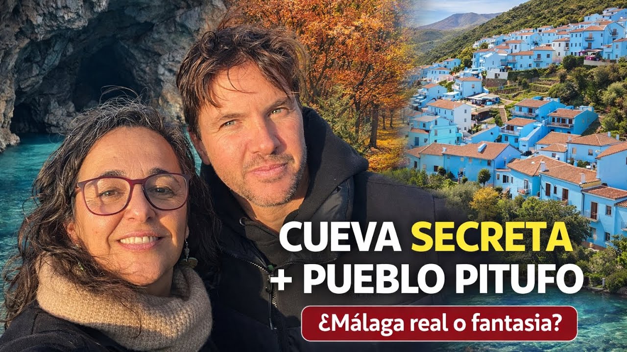 Entramos en la CUEVA del GATO y acabamos en un PUEBLO PITUFO y un BOSQUE de COBRE #malaga 