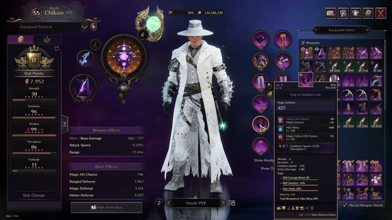 Oracle Dummy Test 15 Sec ( no buffs)  - Throne and Liberty