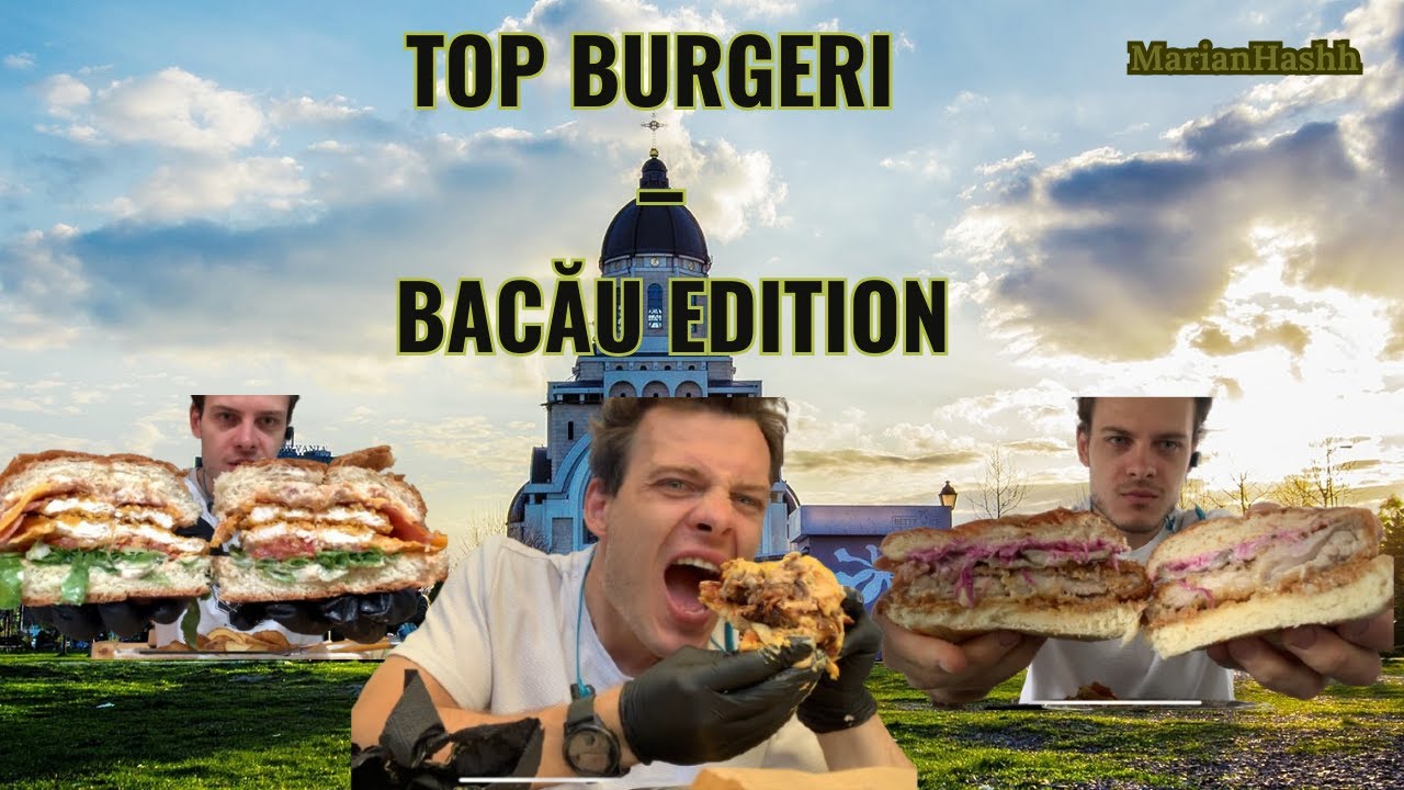 Am testat 5 burgeri din Bacau 🍔 Cine e pe locul 1?
