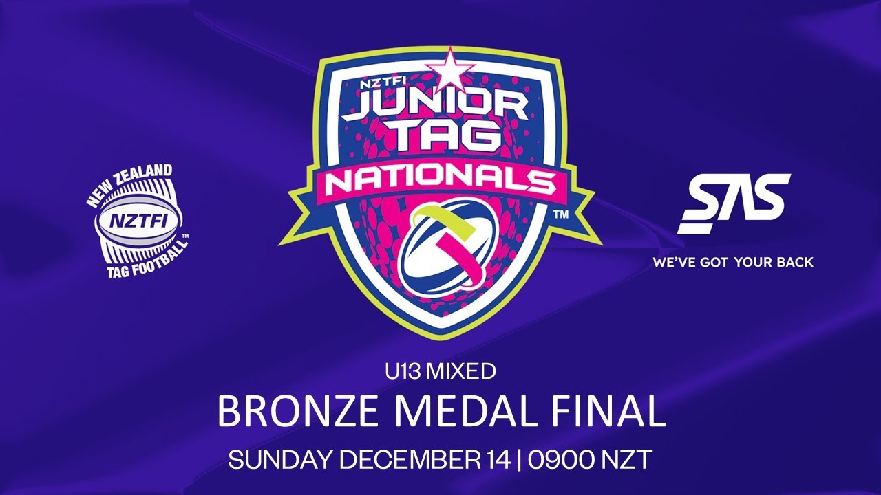 NZTFI | JUNIOR TAG NATIONALS 2026 | U13 MIXED BRONZE MEDAL FINAL (WILL NOT BE STREAMED)