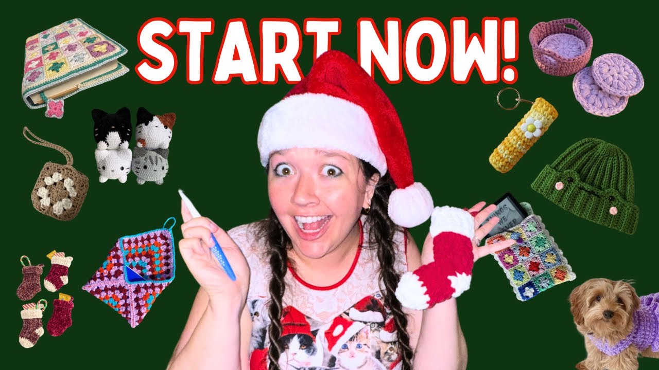 Easy Crochet Gift Ideas & Why You Should Start Your Holiday Gifts NOW!