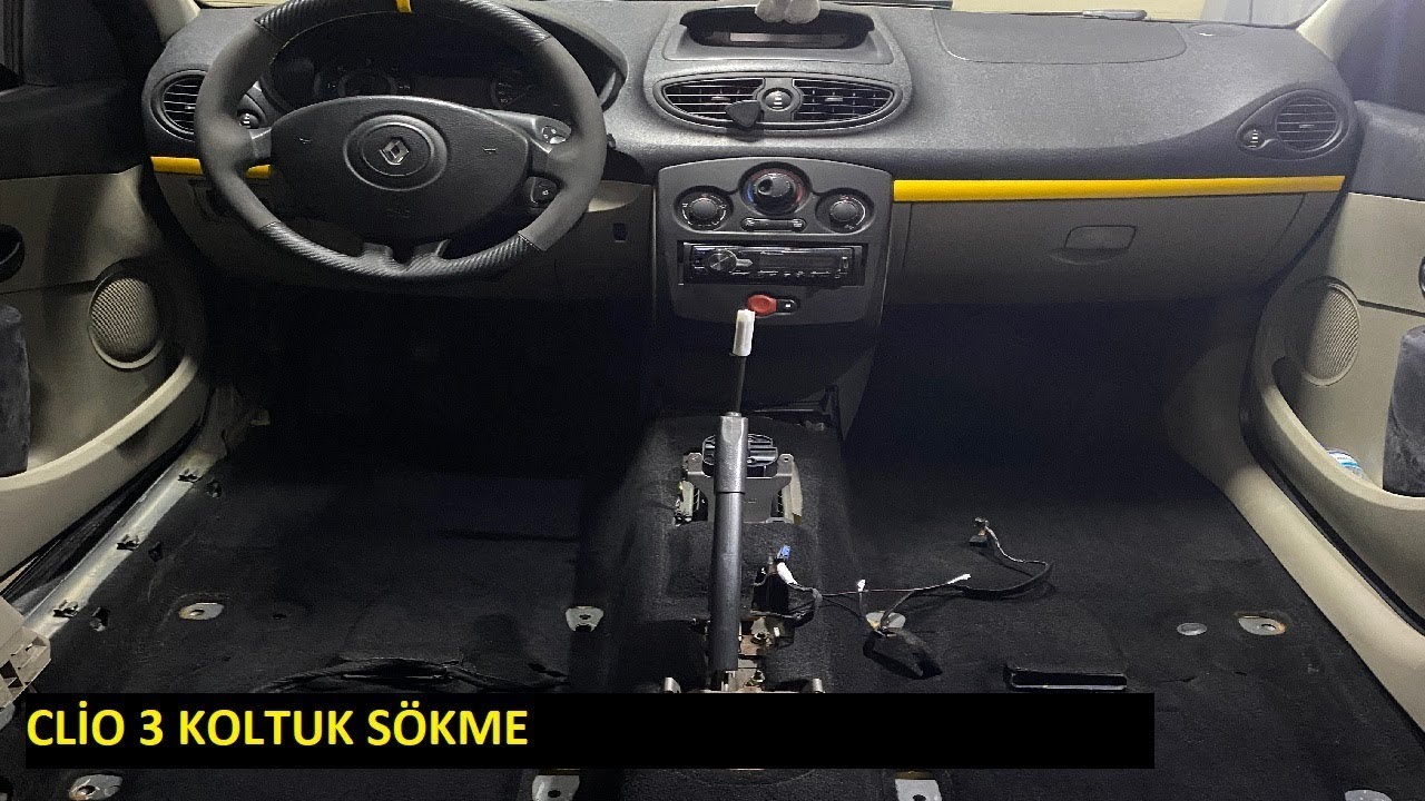 Oto Koltuk Sökme Mantığı / Clio 3 Koltuk Sökmek