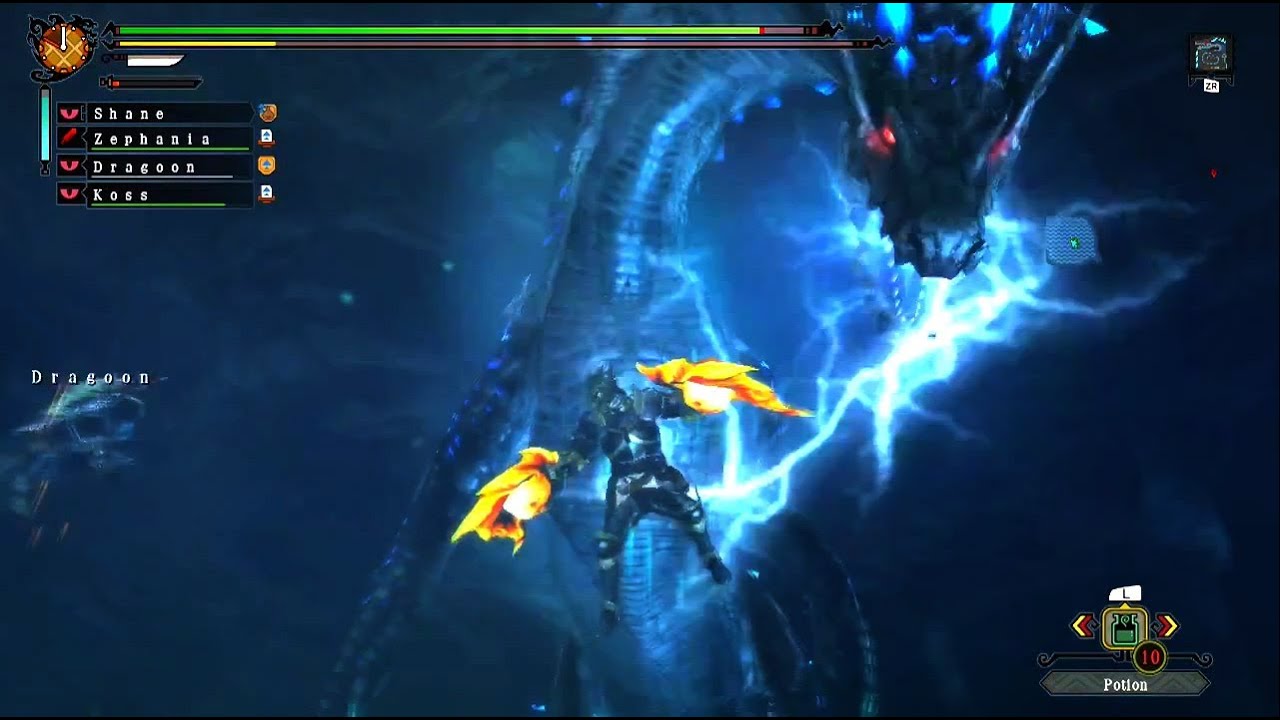 MH3U - Abyssal Awakening (Abyssal Lagiacrus G-Rank)