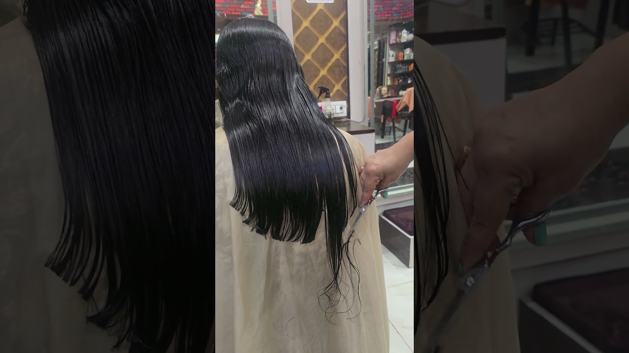 bouncy layer cut ✂️ #MultiLayerCut #StylishHair #BouncyHair #HairTransformation #NewLook #SalonMagic
