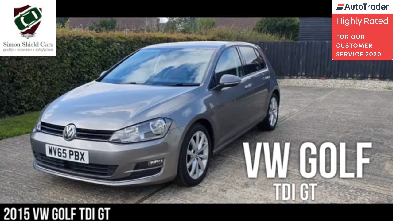2015 VW Golf 2 litre TDI GT review : Simon Shield Cars