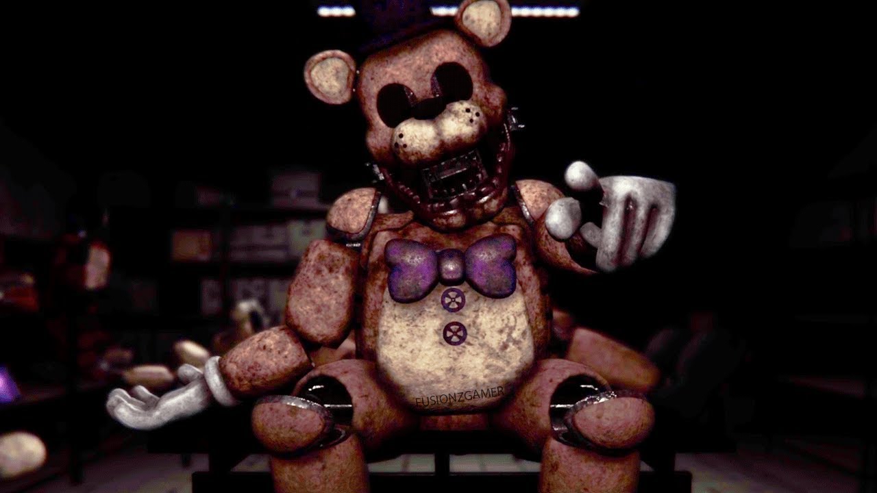 *TERRIFYING* SNEAKING INTO THE BACKROOM WITH FREDBEAR AND SPRING BONNIE... - FNAF Shadows Awaken