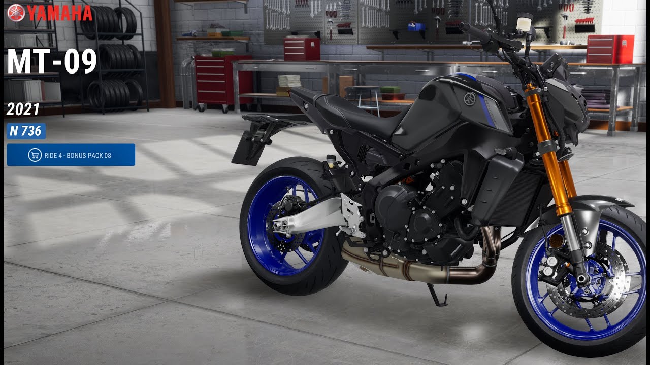 [RIDE 4] - 2021 Yamaha MT-09 - Bonus pack 08