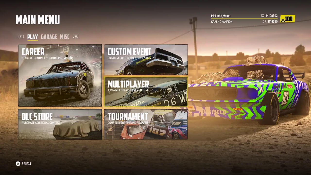 Wreckfest gameplay