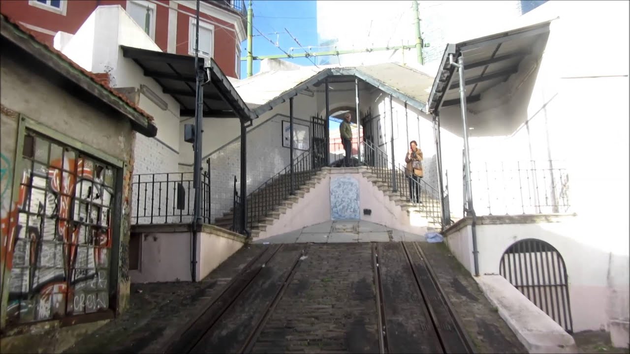 Lisbon funicular Lavra - LIssabon Seilbahn - Carris Lisboa - Lisszaboni felvonó