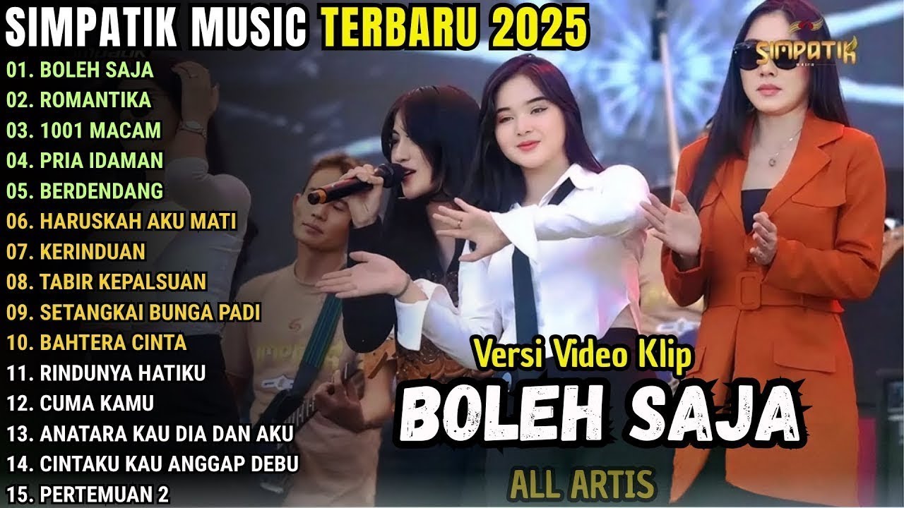 BOLEH SAJA - ROMANTIKA - 1001 MACAM _ RIA AMELIA ALL ARTIS ALBUM SIMPATIK MUSIC TERBARU 2026