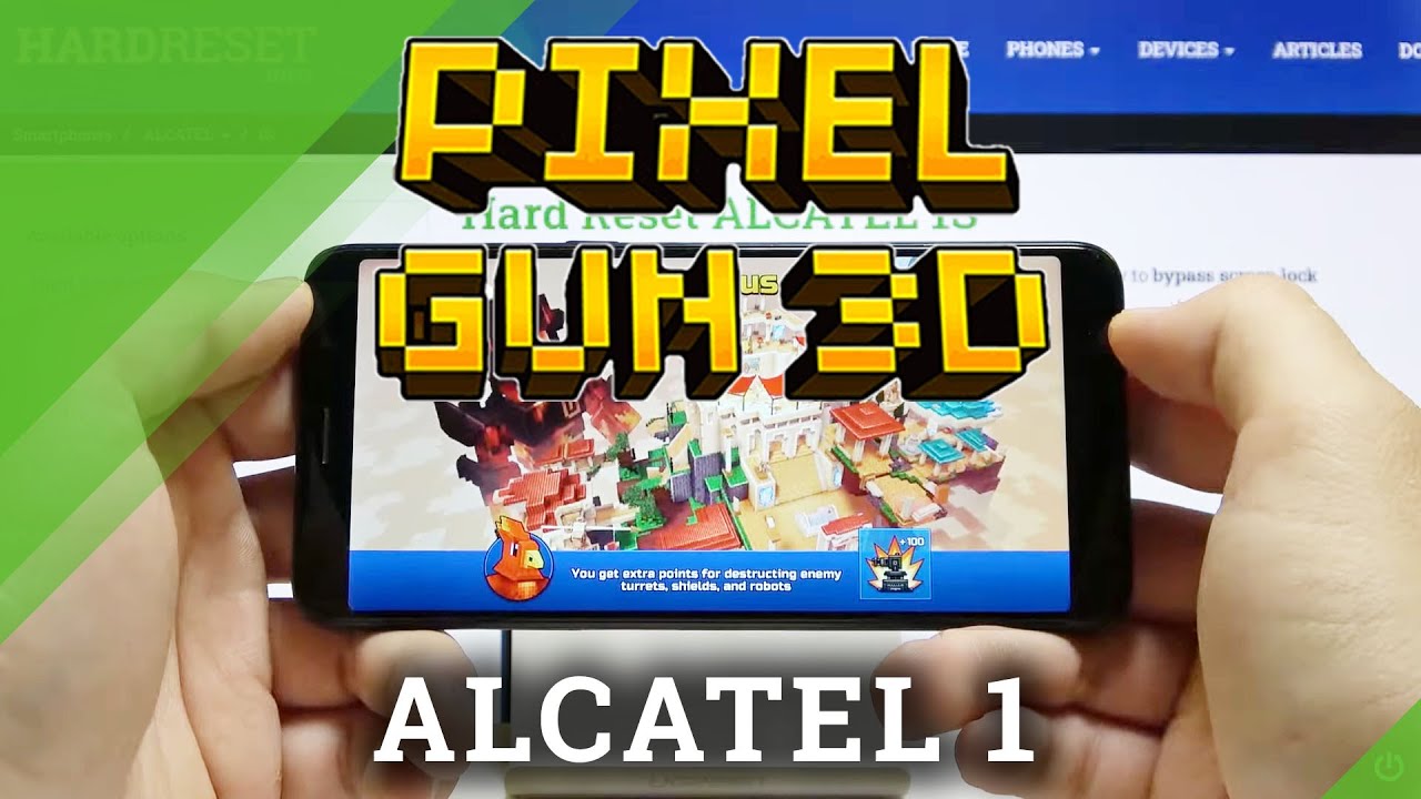 Test PIXEL Gun 3D on Alcatel 1 2019 &ndash; Gaming Quality Checkup