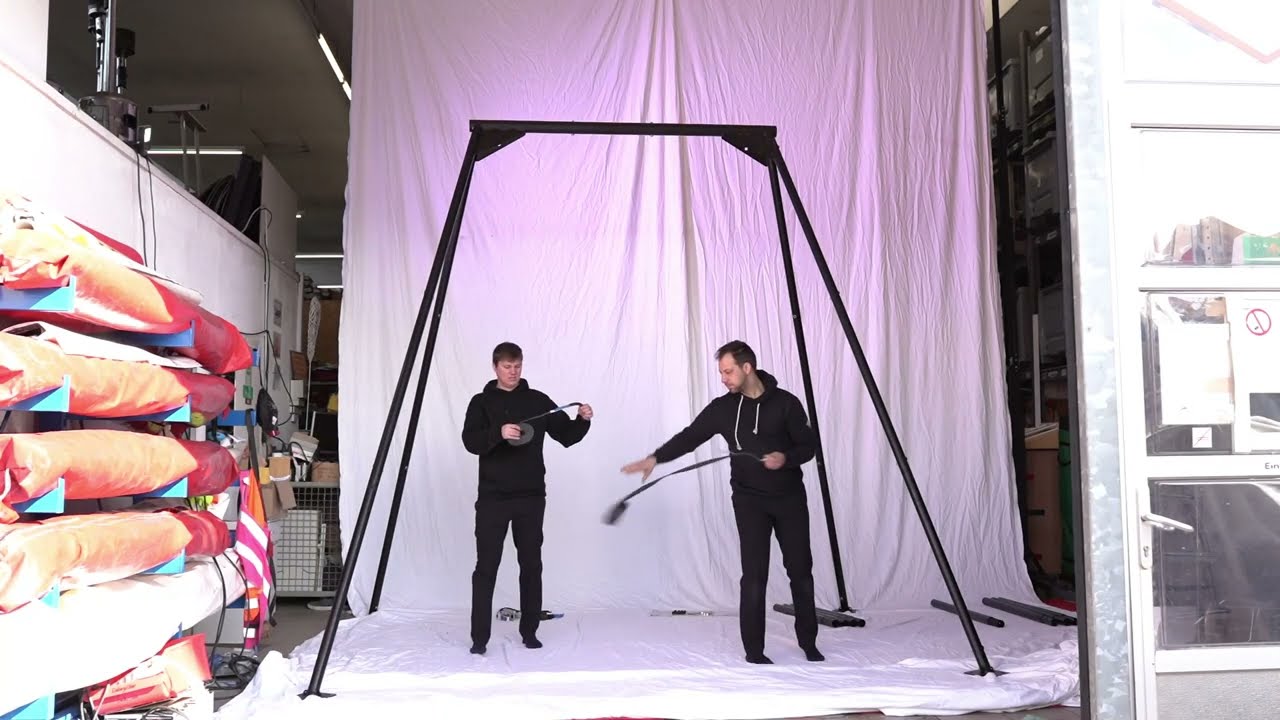 Mobiles Trapezgestell A Frame klein für Luftartistik