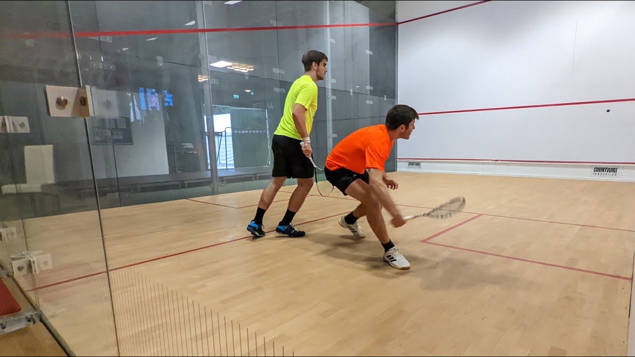 Racketlon vs Squash! Warm-Up for FIR #Racketlon World Championships in Graz!