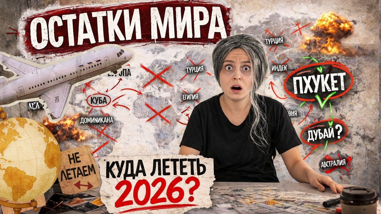 КУДА ЛЕТЕТЬ в 2026 если мир сошел с ума?