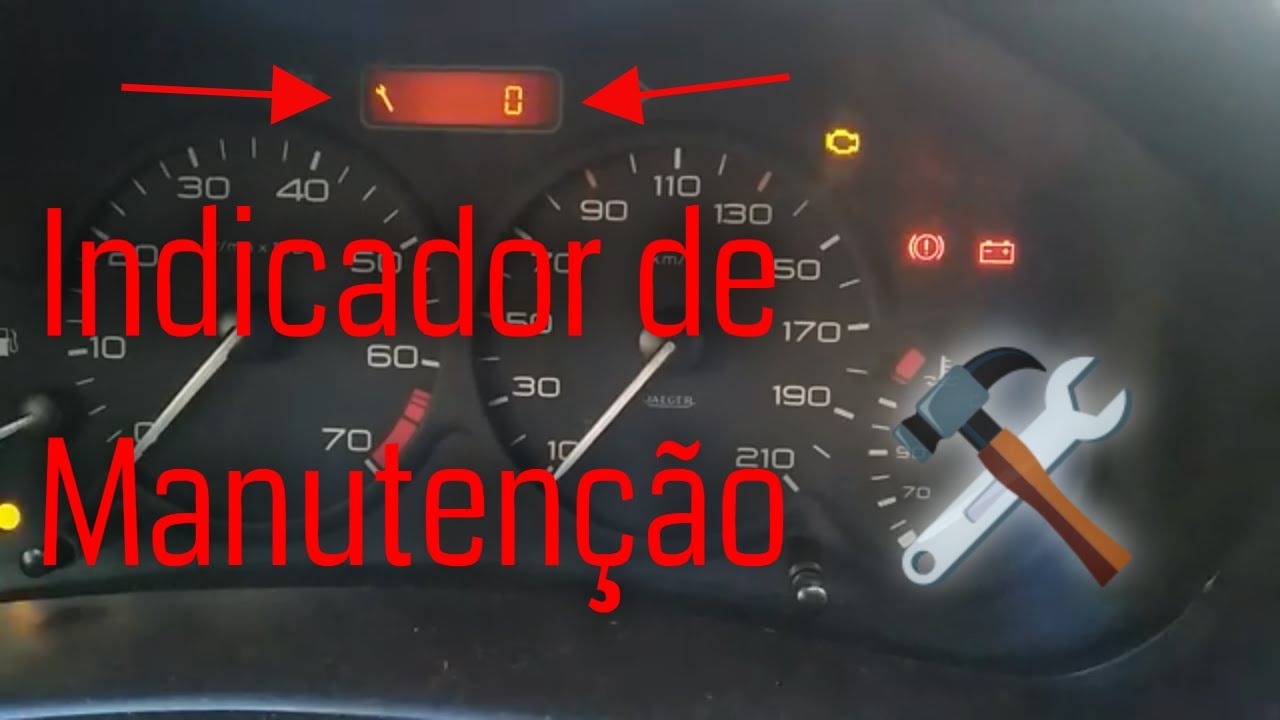 Indicador de Manutenção - Peugeot 206/207