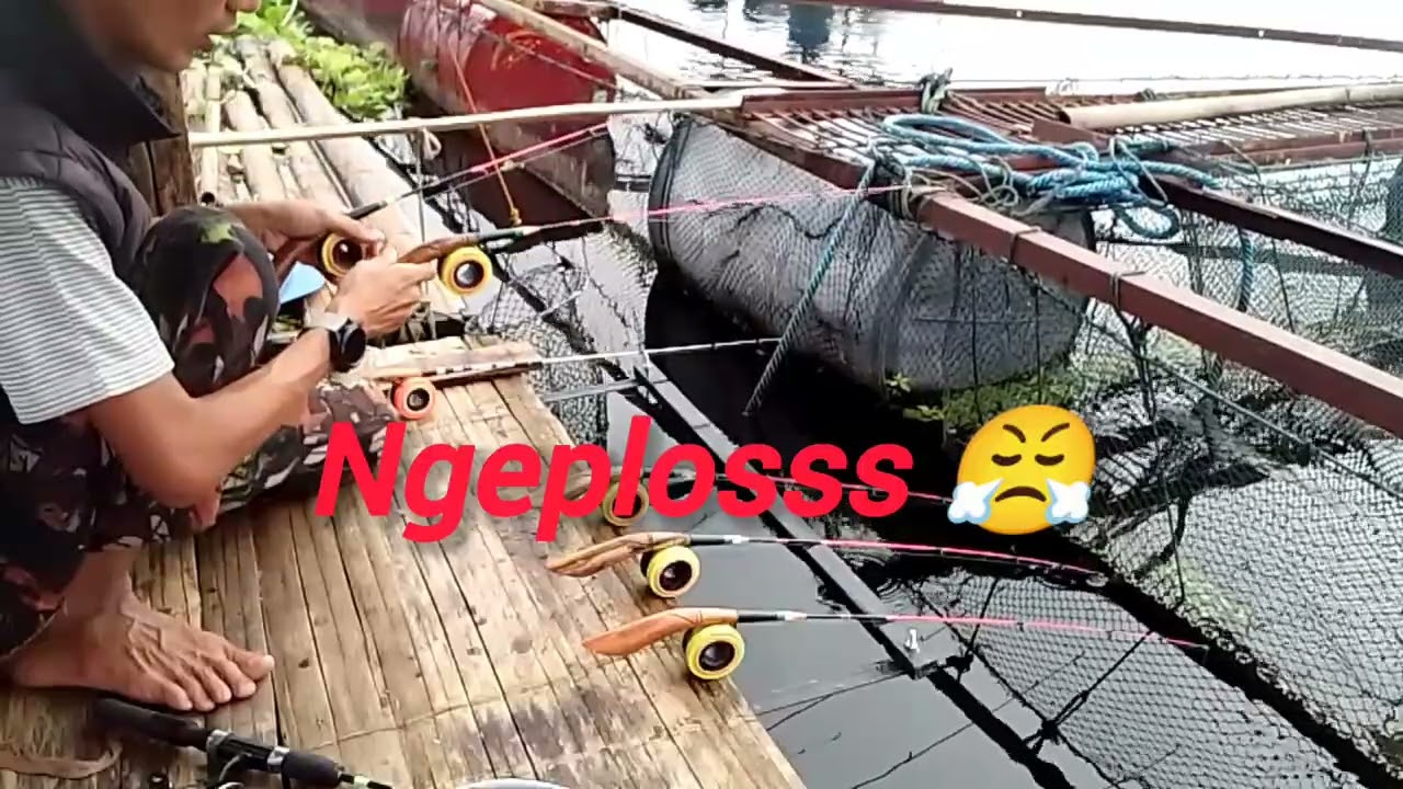 Mancing KJA Cirata terbaru (Disaat lagi sulit nya Sambaran, di spot ini slalu ada Cintanya)