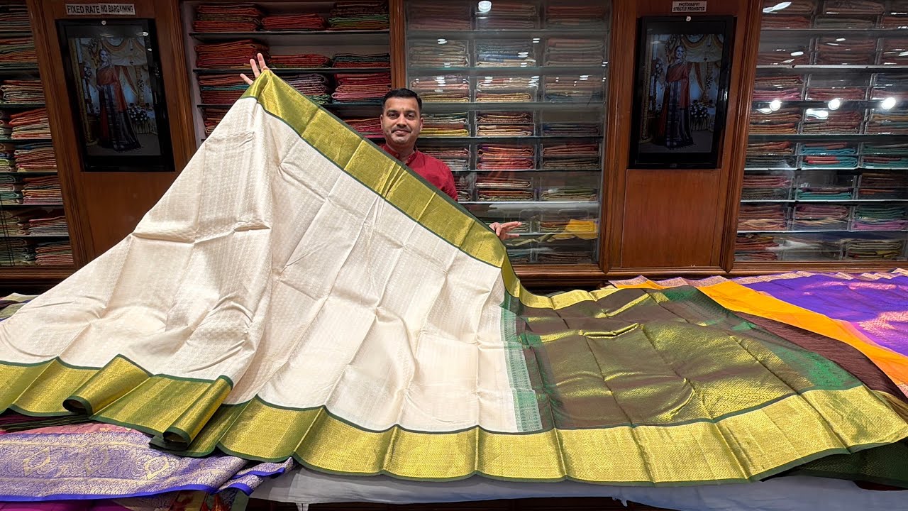 CLEARANCE SALE😍🚨Chickpet Wholesale Pure Kanchipuram Silk Sarees. Single saree courier avail.