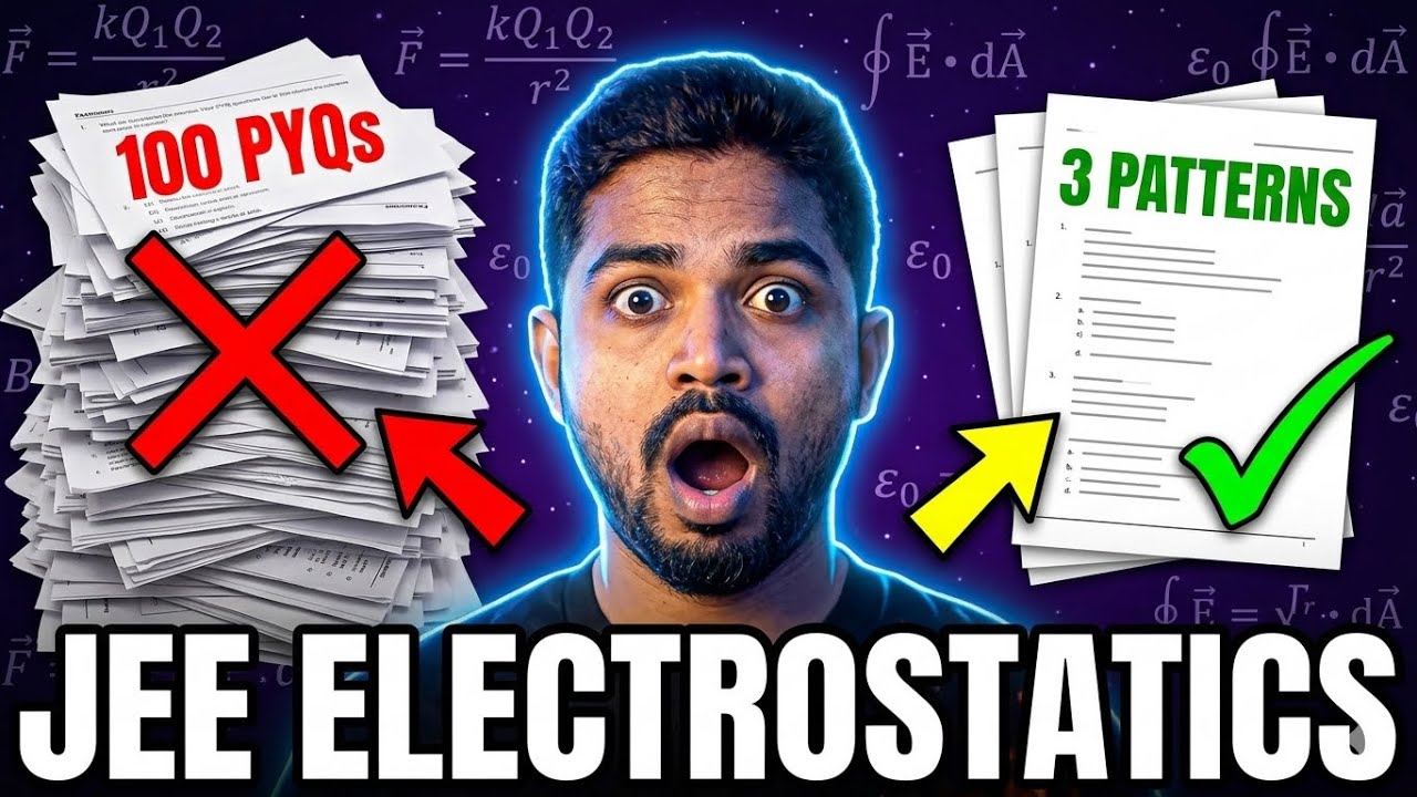 🔥These 3 Electrostatics Patterns Decide Your JEE Rank (15 Years Analysis)