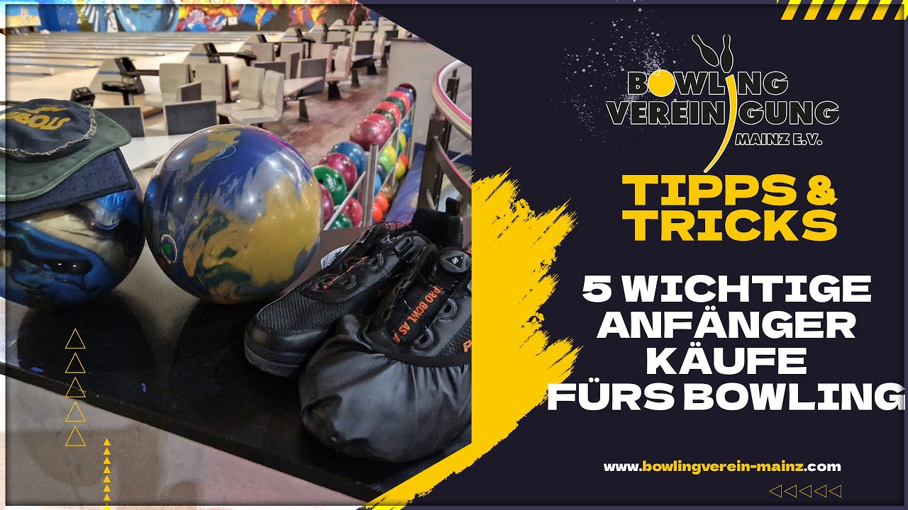 5 Sachen die Bowling Anfänger kaufen sollten | Bowling Tipps und Tricks