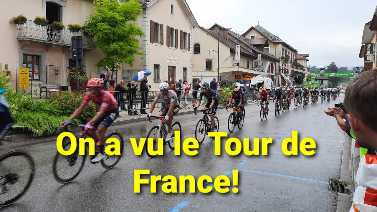 On a vu le Tour de France ! #Frangy #tourdefrance2021 #Letour #cyclisme #Savoie