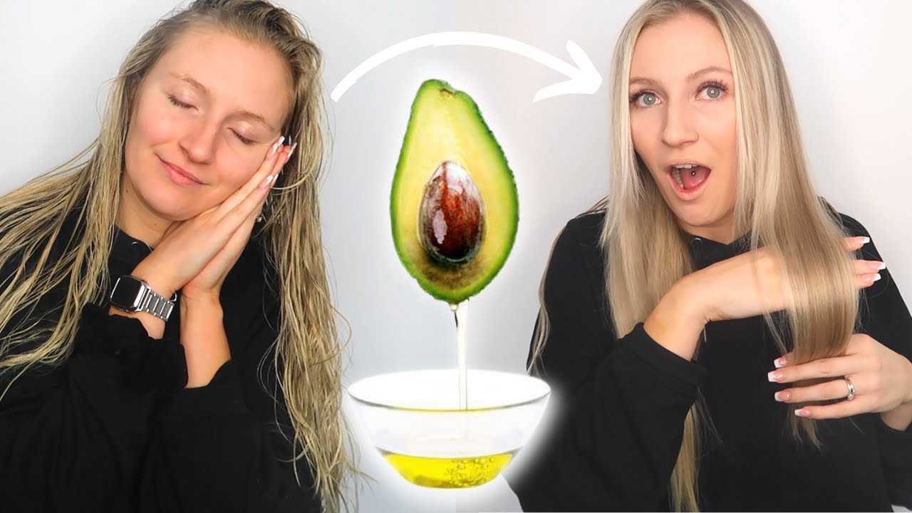 I LEFT AVOCADO OIL ON MY HAIR OVERNIGHT... CHECK OUT THESE RESULTS | HAIR BENEFITS OF AVOCADO OIL