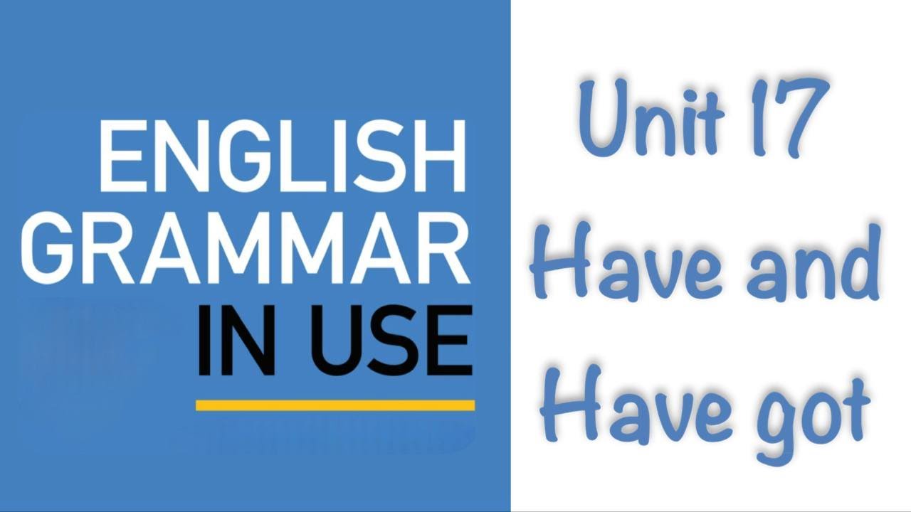 Grammar UNIT17 (have and have got) l كرامر يونت 17