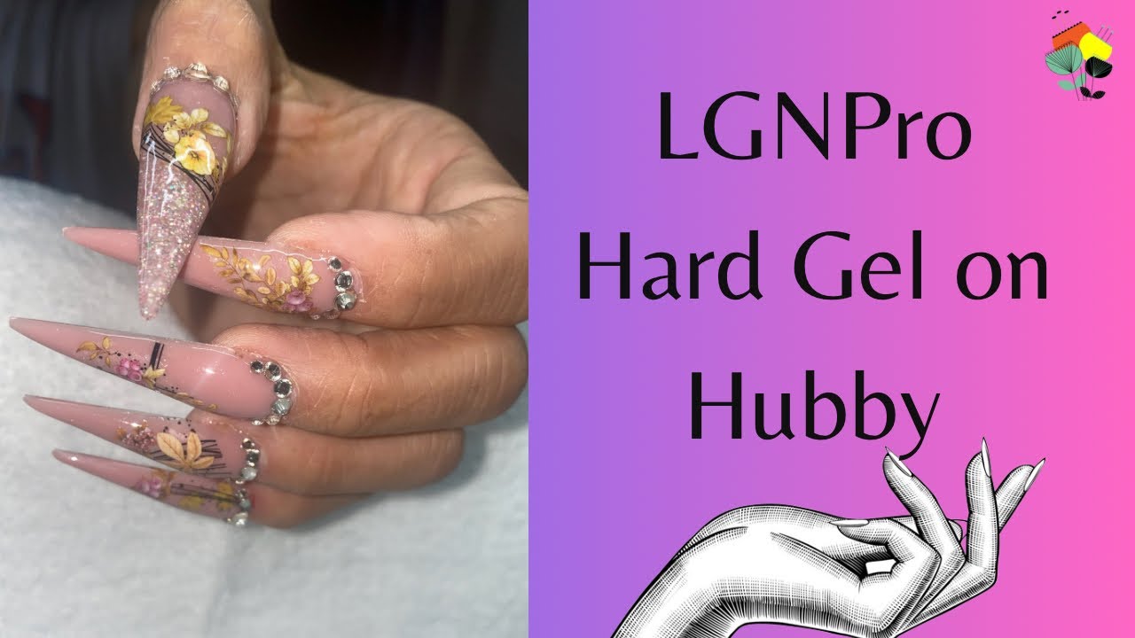Hard Gel Design on Hubby using @LissetteCruz LGNPro